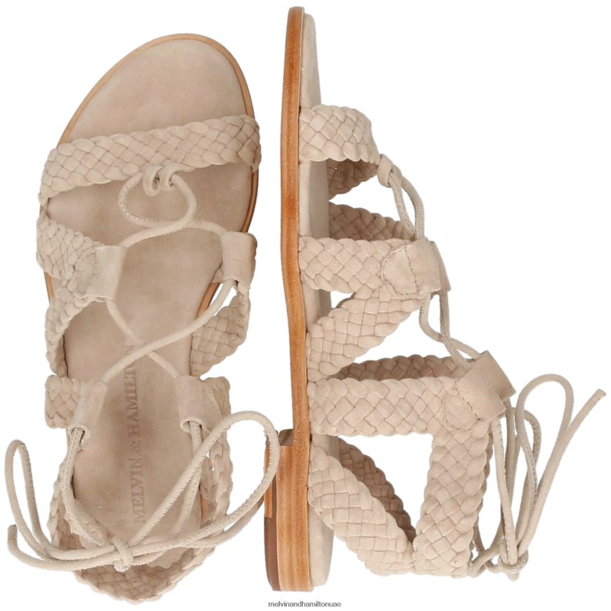 ساندرا 11 اللون البيج Melvin & Hamilton نحيف صنادل 42XF2X1902