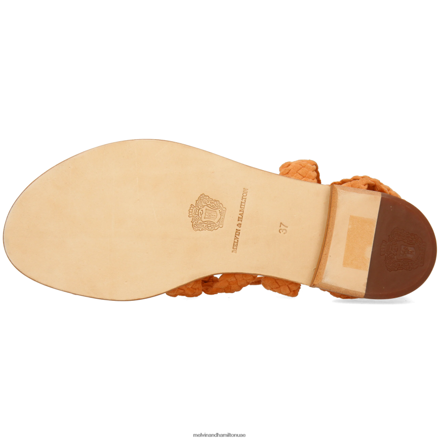 ساندرا 11 البرتقالي Melvin & Hamilton نحيف صنادل 42XF2X1906