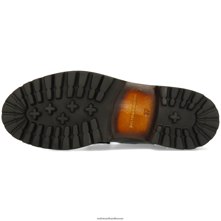 ماريا 11 أسود Melvin & Hamilton نحيف جزمة الكاحل 42XF2X959