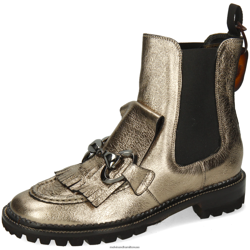 ماريا 11 برونزية Melvin & Hamilton نحيف جزمة الكاحل 42XF2X993
