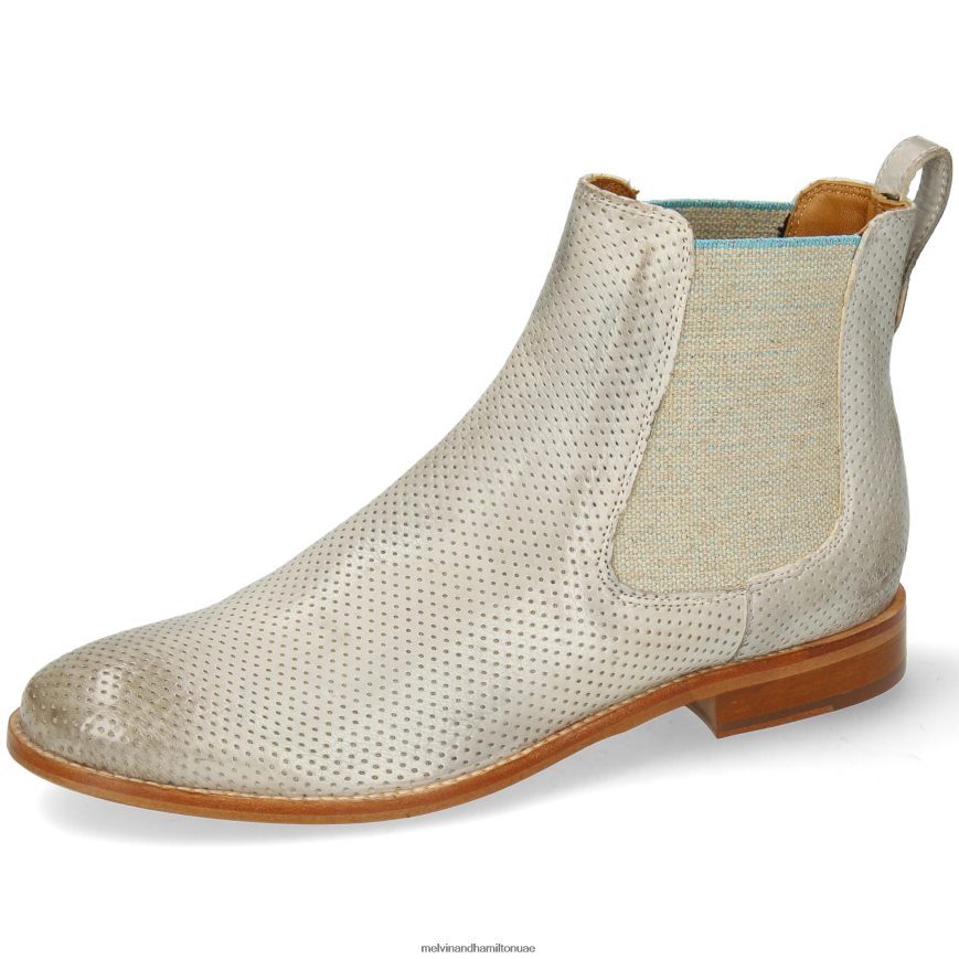 اميلي 12 رمادي Melvin & Hamilton نحيف جزمة الكاحل 42XF2X1032