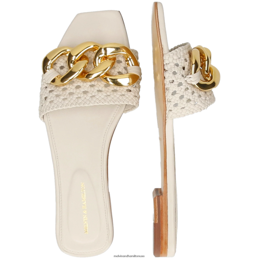 بروك 12 اللون البيج Melvin & Hamilton نحيف البغال 42XF2X1615