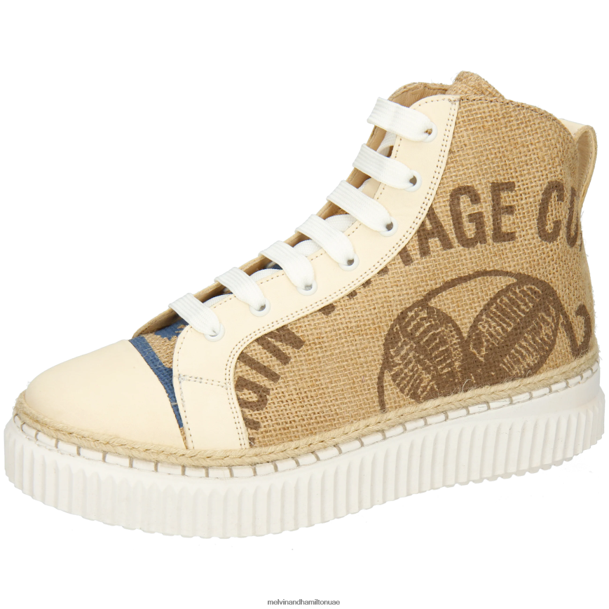 نوري 12 اللون البيج Melvin & Hamilton نحيف أحذية رياضية 42XF2X1850