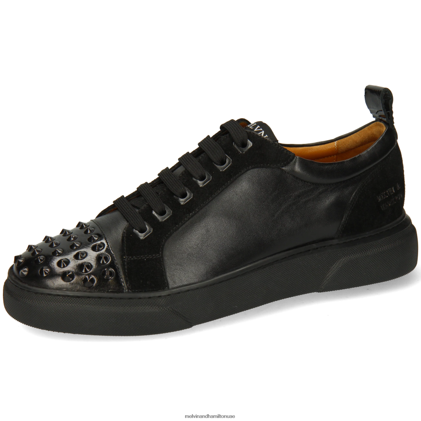 هارفي 12 أسود Melvin & Hamilton رجال أحذية رياضية 42XF2X598