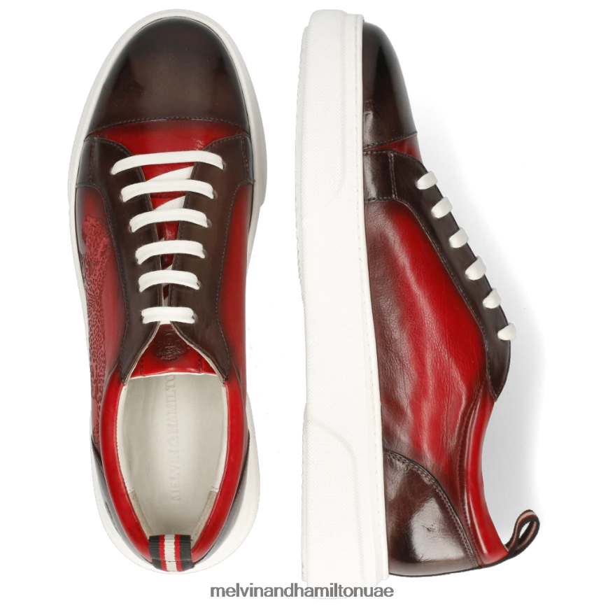 هارفي 12 أحمر Melvin & Hamilton رجال أحذية رياضية 42XF2X656