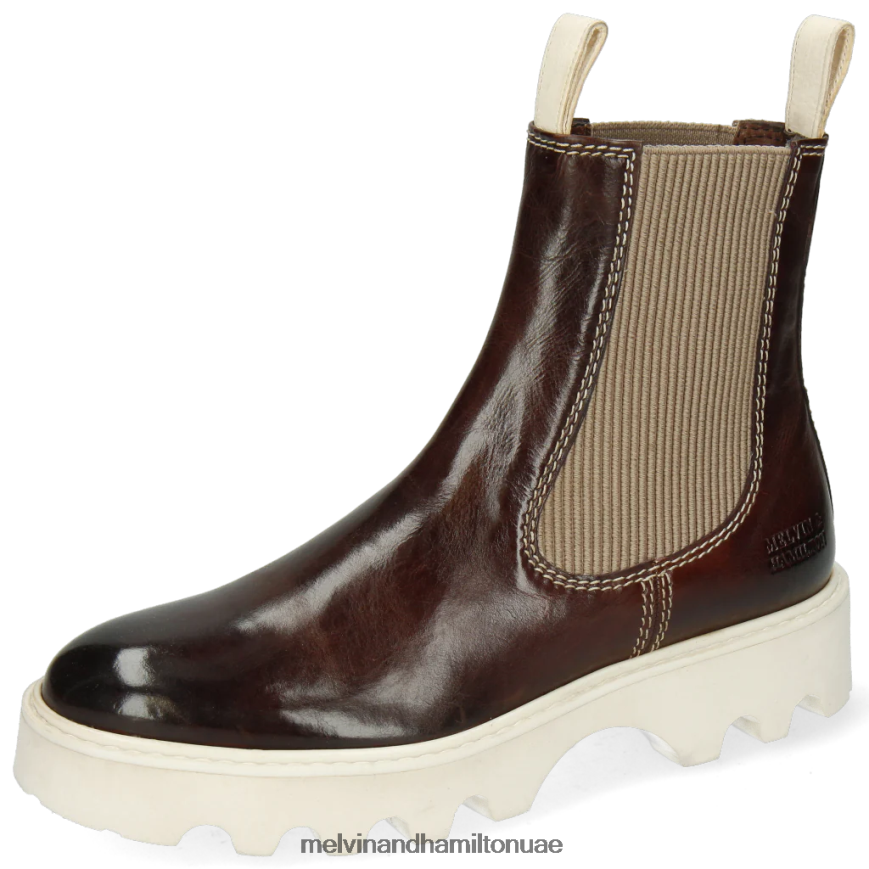 سالي 135 بني Melvin & Hamilton نحيف جزمة الكاحل 42XF2X1016