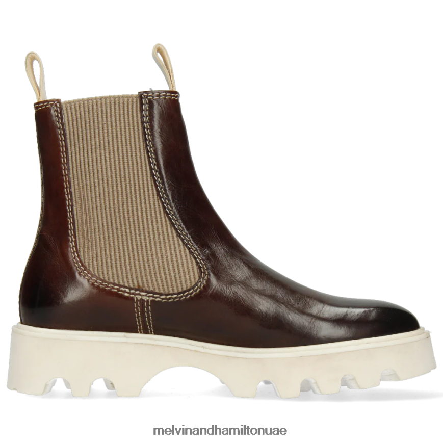 سالي 135 بني Melvin & Hamilton نحيف جزمة الكاحل 42XF2X1016
