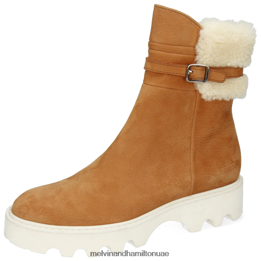 سالي 138 بني Melvin & Hamilton نحيف جزمة الكاحل 42XF2X1090