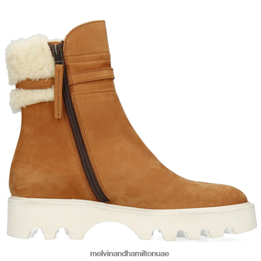 سالي 138 بني Melvin & Hamilton نحيف جزمة الكاحل 42XF2X1090