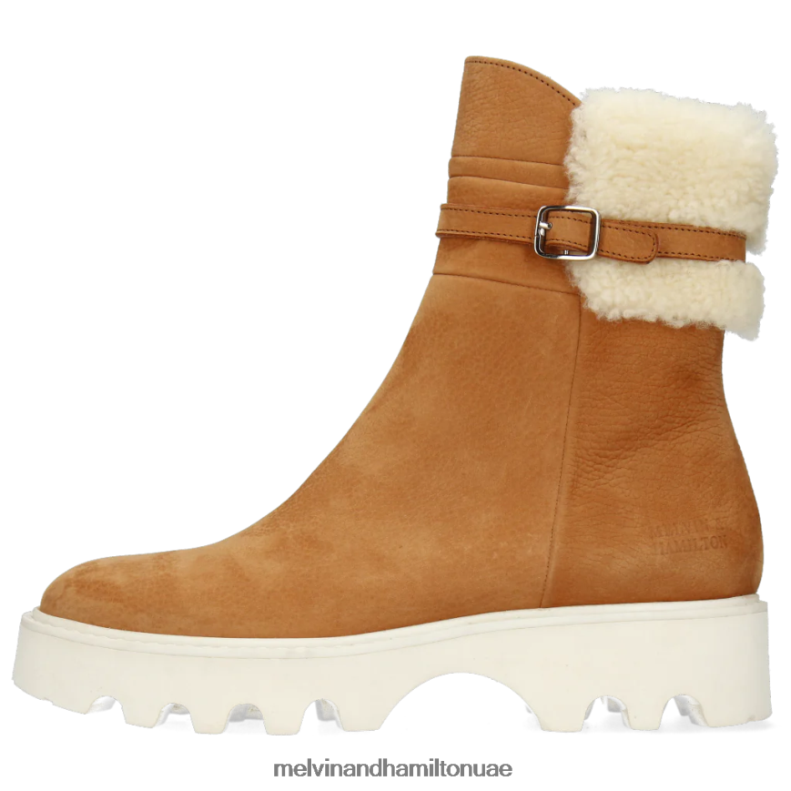 سالي 138 بني Melvin & Hamilton نحيف جزمة الكاحل 42XF2X1090