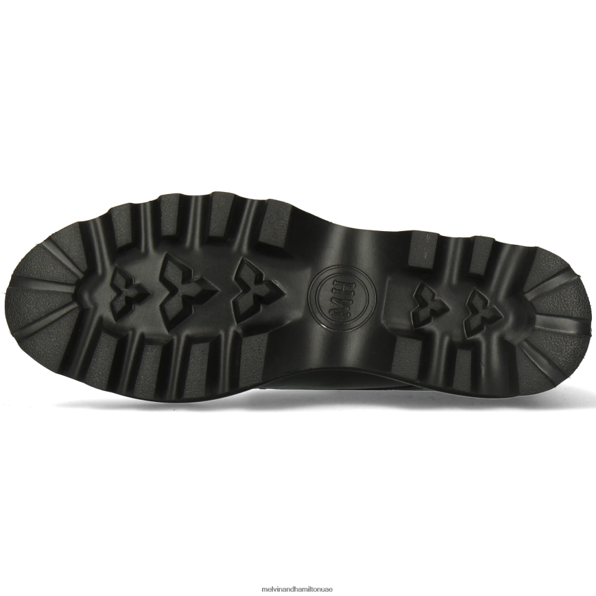 بوني 13 أسود Melvin & Hamilton نحيف جزمة الكاحل 42XF2X1096