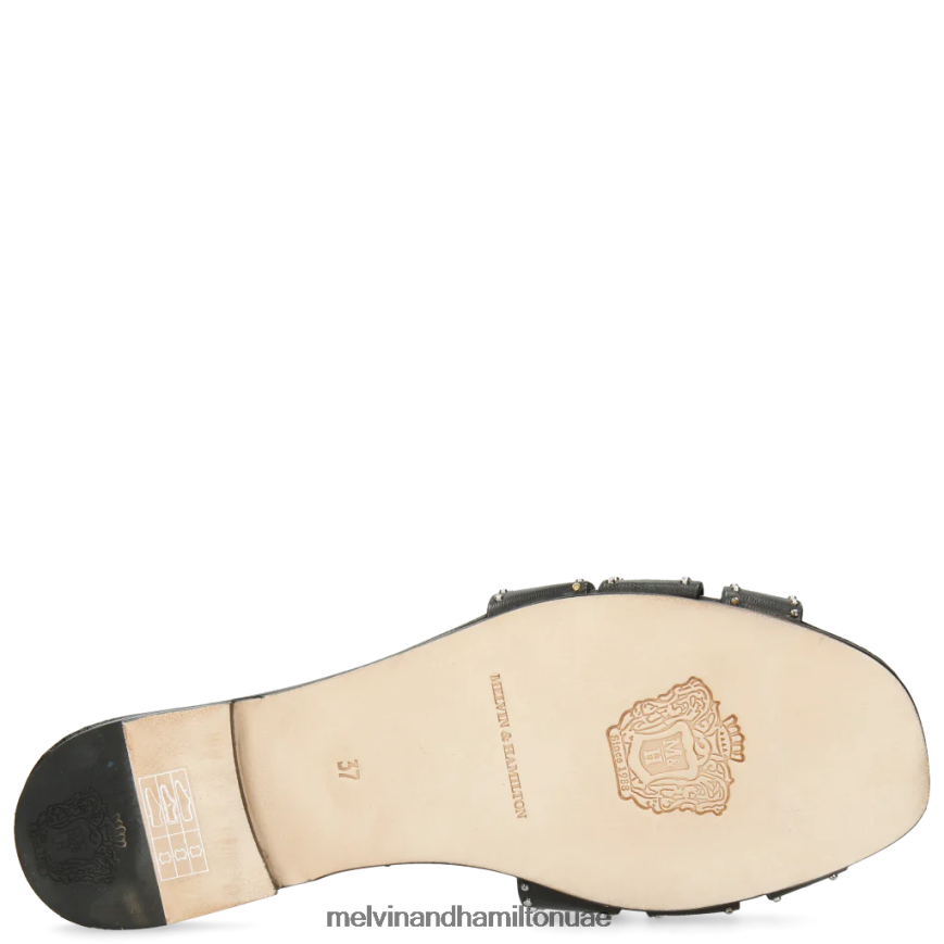 إلودي 13 أسود Melvin & Hamilton نحيف البغال 42XF2X1768