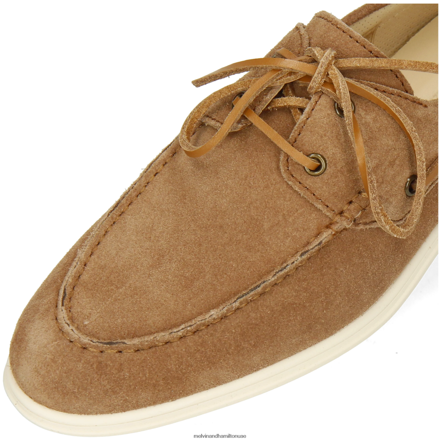 إيرل 13 بني Melvin & Hamilton رجال أحذية القارب 42XF2X703