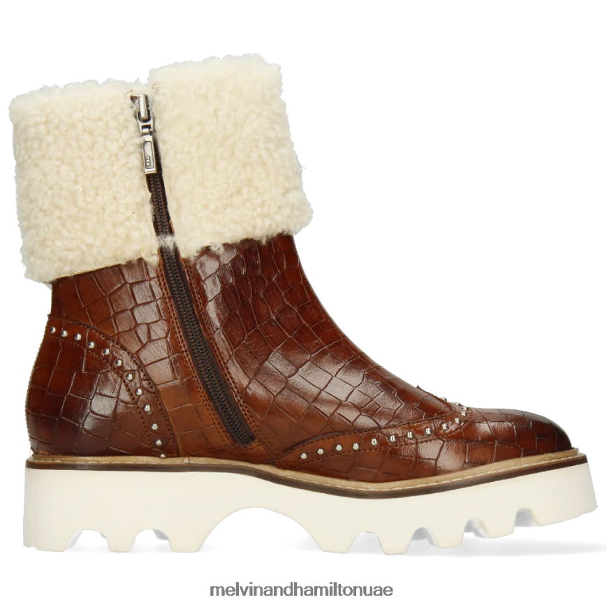 سالي 143 بني Melvin & Hamilton نحيف أحذية 42XF2X1213