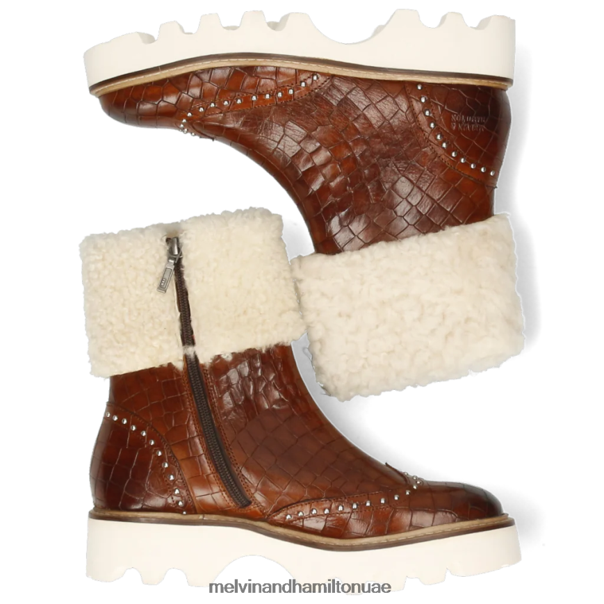 سالي 143 بني Melvin & Hamilton نحيف أحذية 42XF2X1213