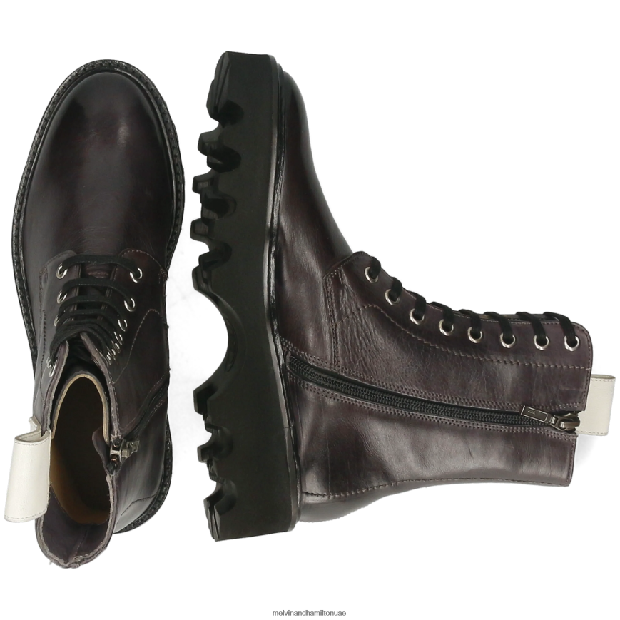 سالي 145 رمادي Melvin & Hamilton نحيف أحذية 42XF2X1248