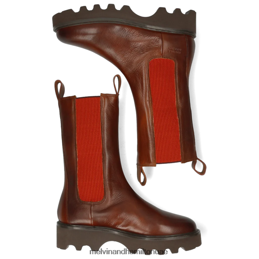 ميغان 14 بني Melvin & Hamilton نحيف أحذية 42XF2X1195