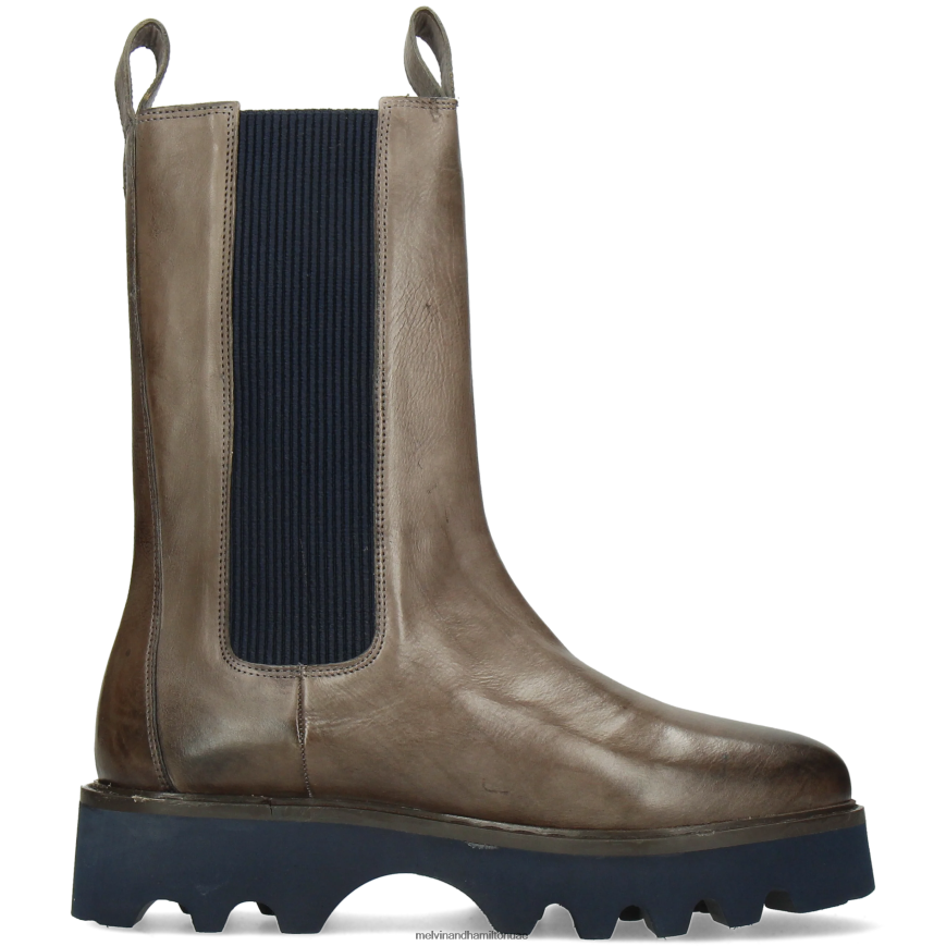 ميغان 14 رمادي Melvin & Hamilton نحيف أحذية 42XF2X1234