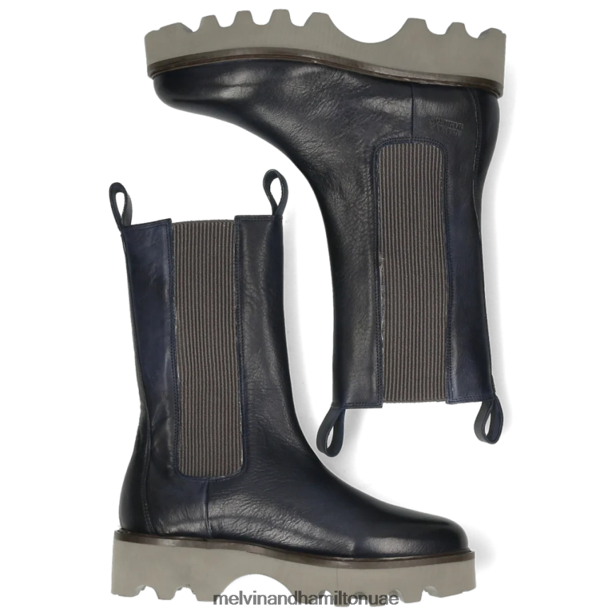 ميغان 14 أزرق Melvin & Hamilton نحيف أحذية 42XF2X1249