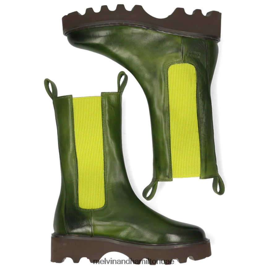 ميغان 14 أخضر Melvin & Hamilton نحيف أحذية 42XF2X1257