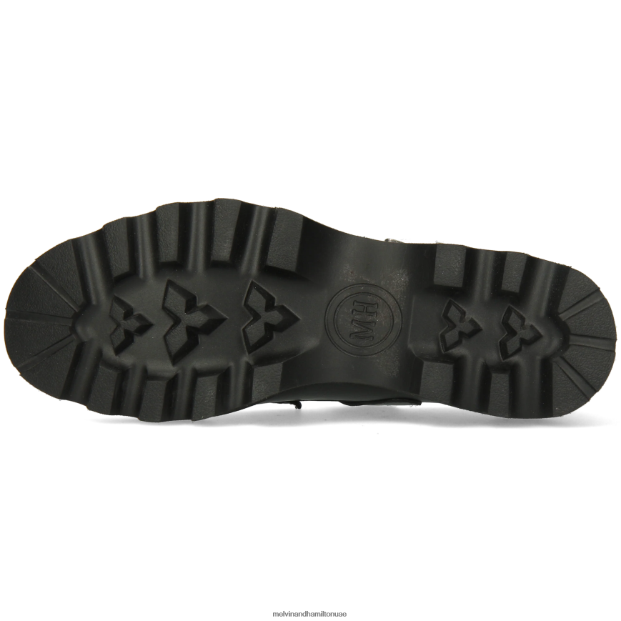 اليشم 14 أسود Melvin & Hamilton نحيف أحذية الراهب 42XF2X1497