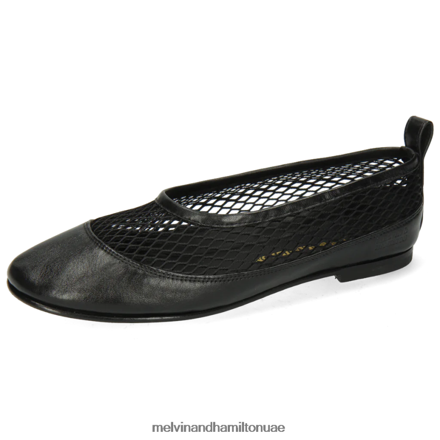 القزحية 14 أسود Melvin & Hamilton نحيف مضخات الباليه 42XF2X1977