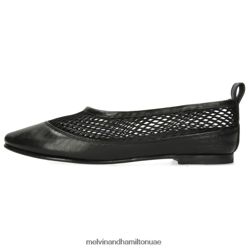 القزحية 14 أسود Melvin & Hamilton نحيف مضخات الباليه 42XF2X1977