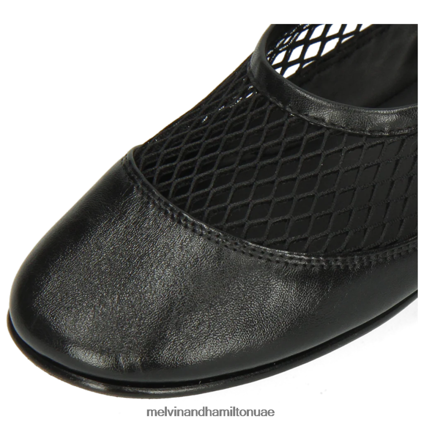 القزحية 14 أسود Melvin & Hamilton نحيف مضخات الباليه 42XF2X1977