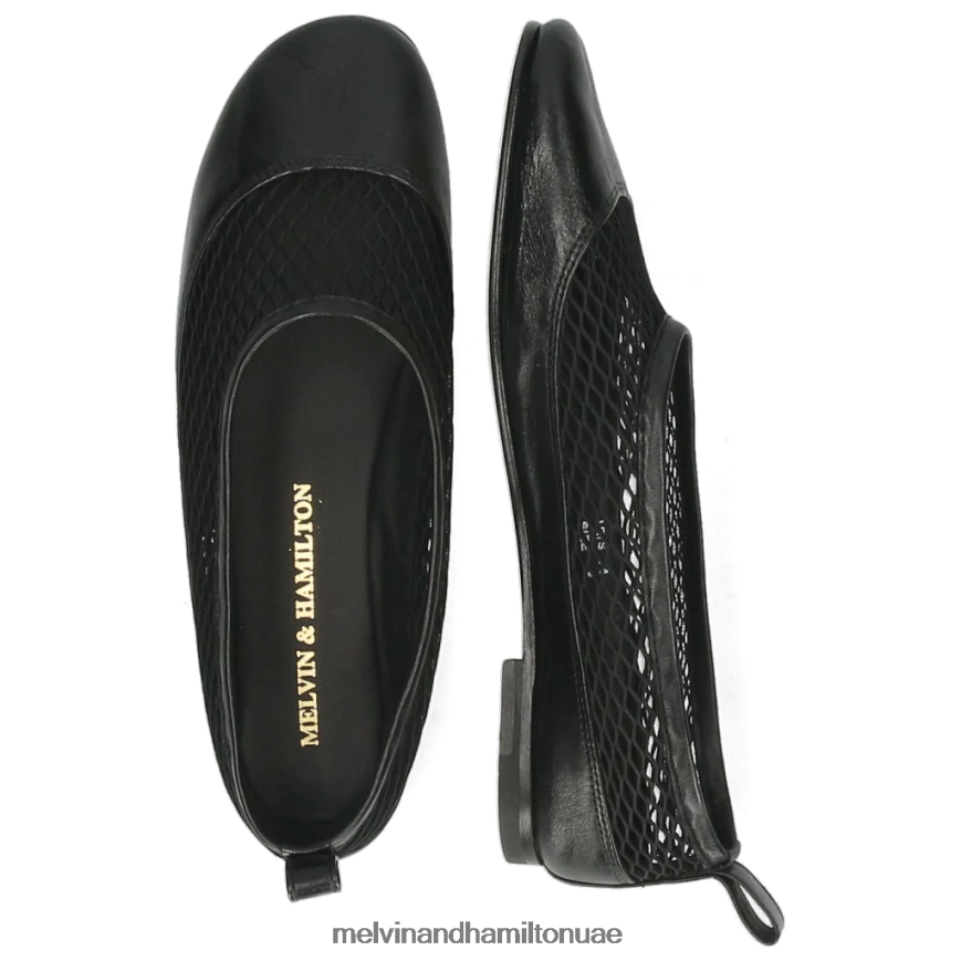 القزحية 14 أسود Melvin & Hamilton نحيف مضخات الباليه 42XF2X1977