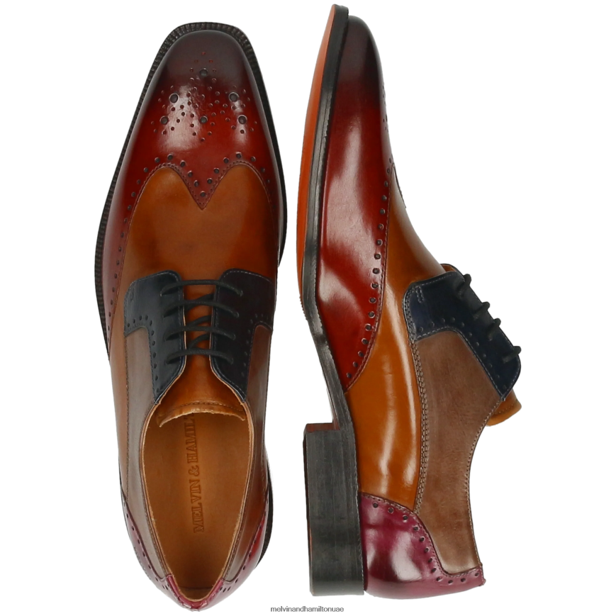 جيف 14 متعدد Melvin & Hamilton رجال أحذية ديربي 42XF2X356