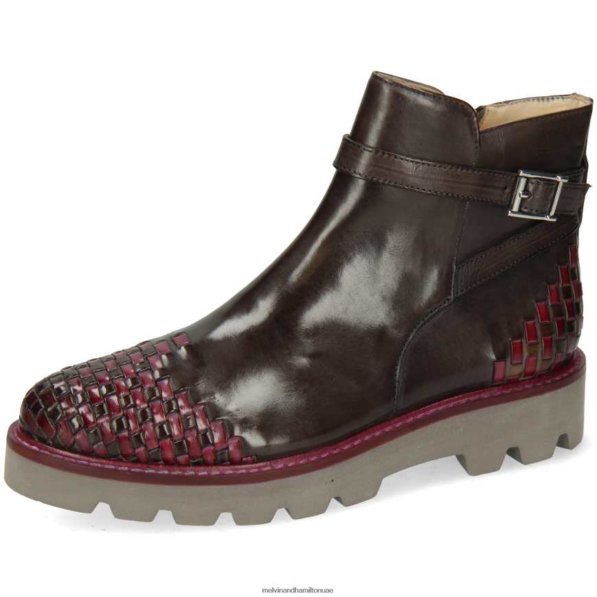 مولي 14 رمادي Melvin & Hamilton نحيف جزمة الكاحل 42XF2X934