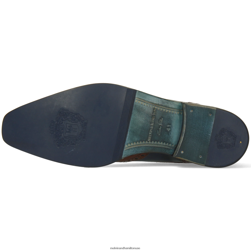 مارتن 15 بني Melvin & Hamilton رجال أحذية ديربي 42XF2X476