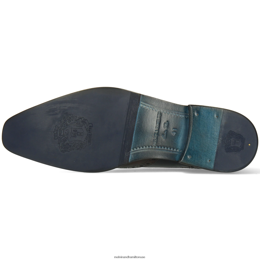 مارتن 15 بني Melvin & Hamilton رجال أحذية ديربي 42XF2X487