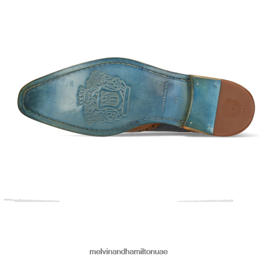 مارتن 15 بني Melvin & Hamilton رجال أحذية ديربي 42XF2X494