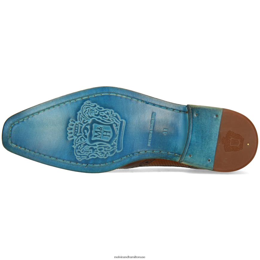 مارتن 15 بني Melvin & Hamilton رجال أحذية ديربي 42XF2X504