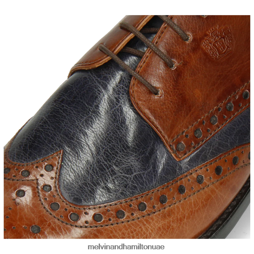 مارتن 15 بني Melvin & Hamilton رجال أحذية ديربي 42XF2X532