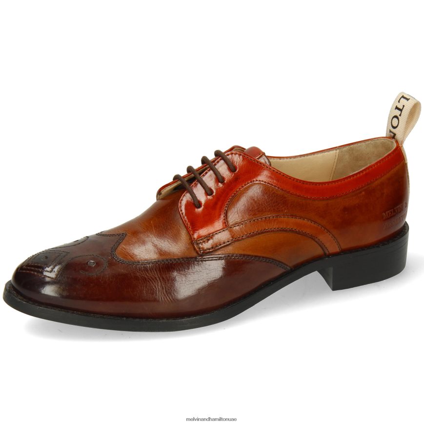 بيتي 16 بني Melvin & Hamilton نحيف أحذية ديربي 42XF2X1517