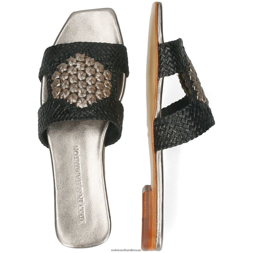 بروك 16 أسود Melvin & Hamilton نحيف البغال 42XF2X1578