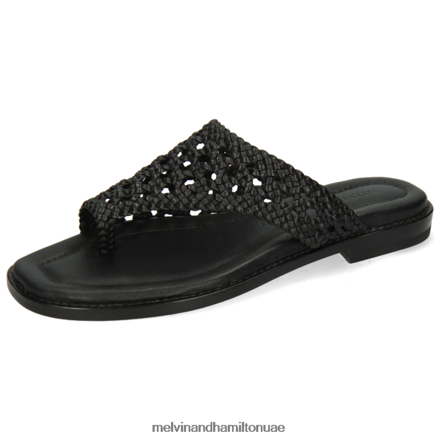 إلودي 16 أسود Melvin & Hamilton نحيف البغال 42XF2X1733