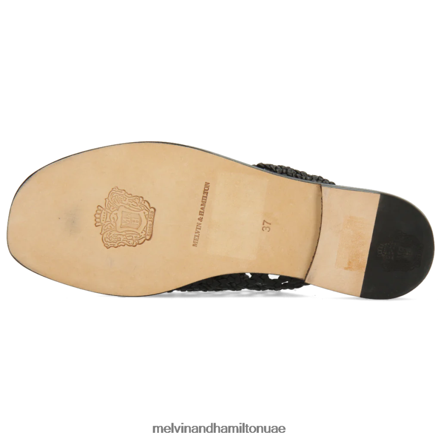 إلودي 16 أسود Melvin & Hamilton نحيف البغال 42XF2X1733