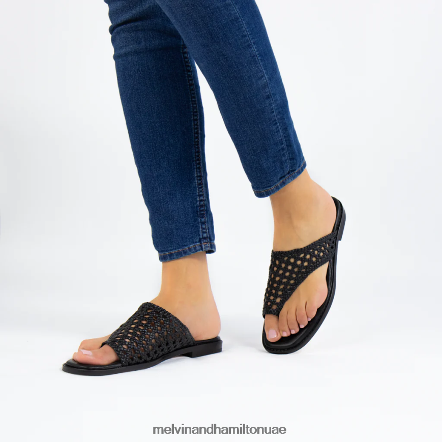 إلودي 16 أسود Melvin & Hamilton نحيف البغال 42XF2X1733