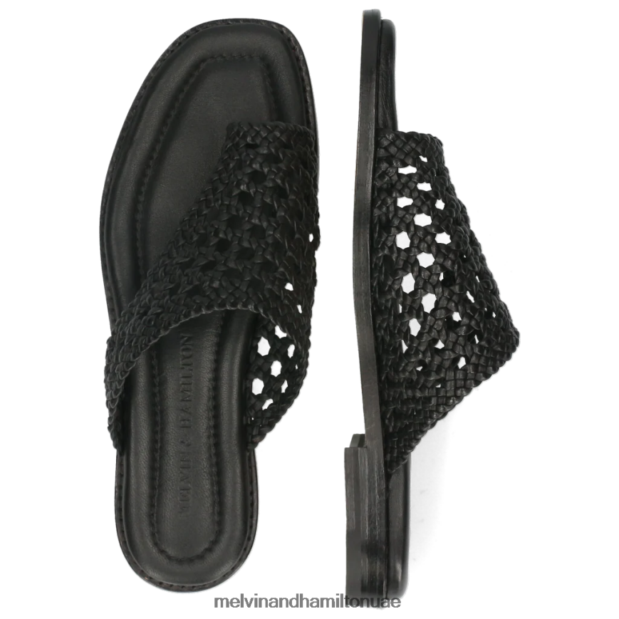 إلودي 16 أسود Melvin & Hamilton نحيف البغال 42XF2X1733