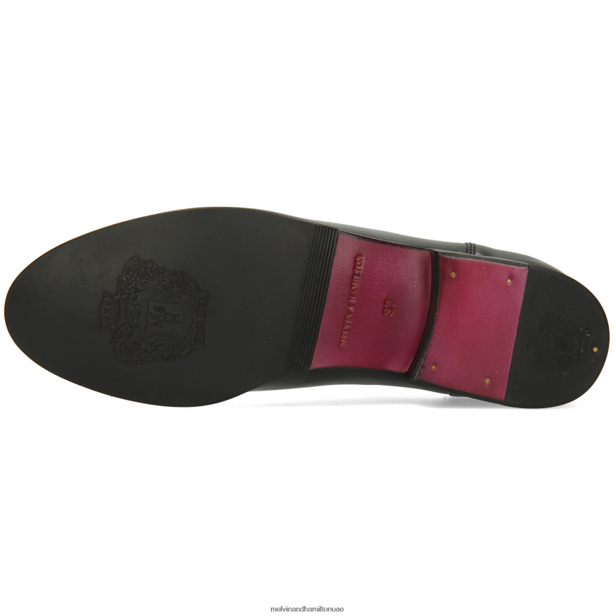 سالي 16 أسود Melvin & Hamilton نحيف جزمة الكاحل 42XF2X784