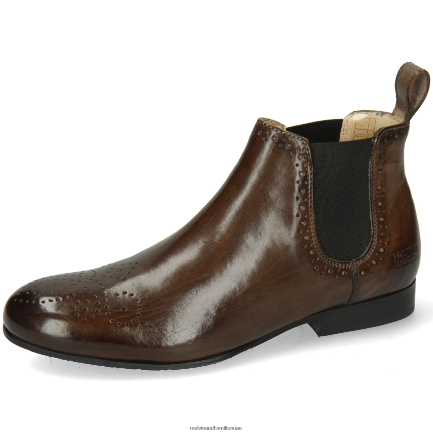 سالي 16 رمادي Melvin & Hamilton نحيف جزمة الكاحل 42XF2X798