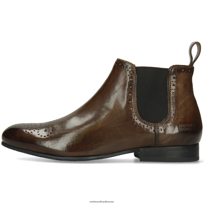 سالي 16 رمادي Melvin & Hamilton نحيف جزمة الكاحل 42XF2X798