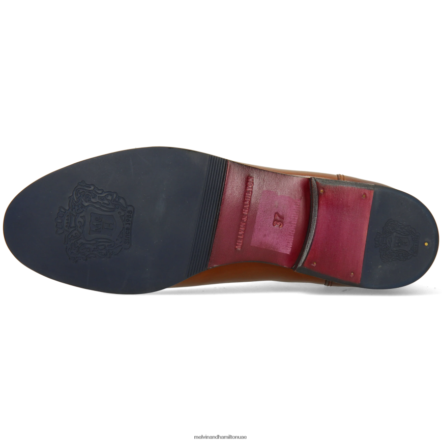 سالي 16 بني Melvin & Hamilton نحيف جزمة الكاحل 42XF2X893