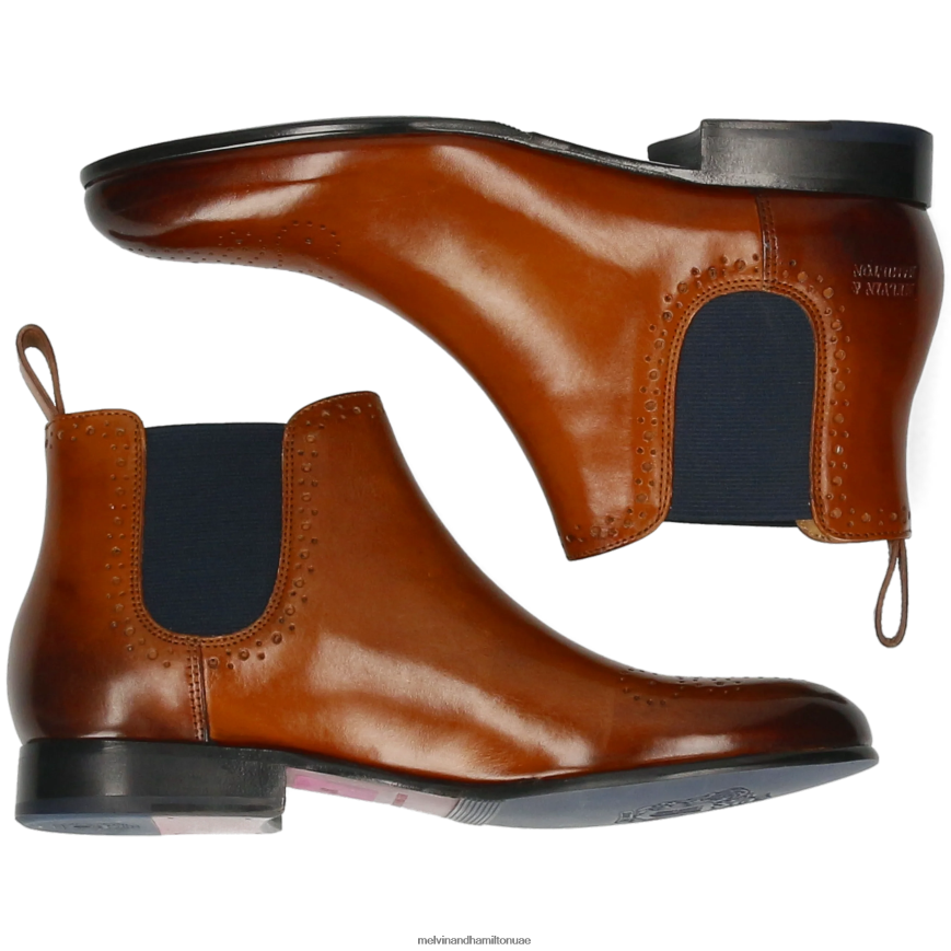 سالي 16 بني Melvin & Hamilton نحيف جزمة الكاحل 42XF2X893