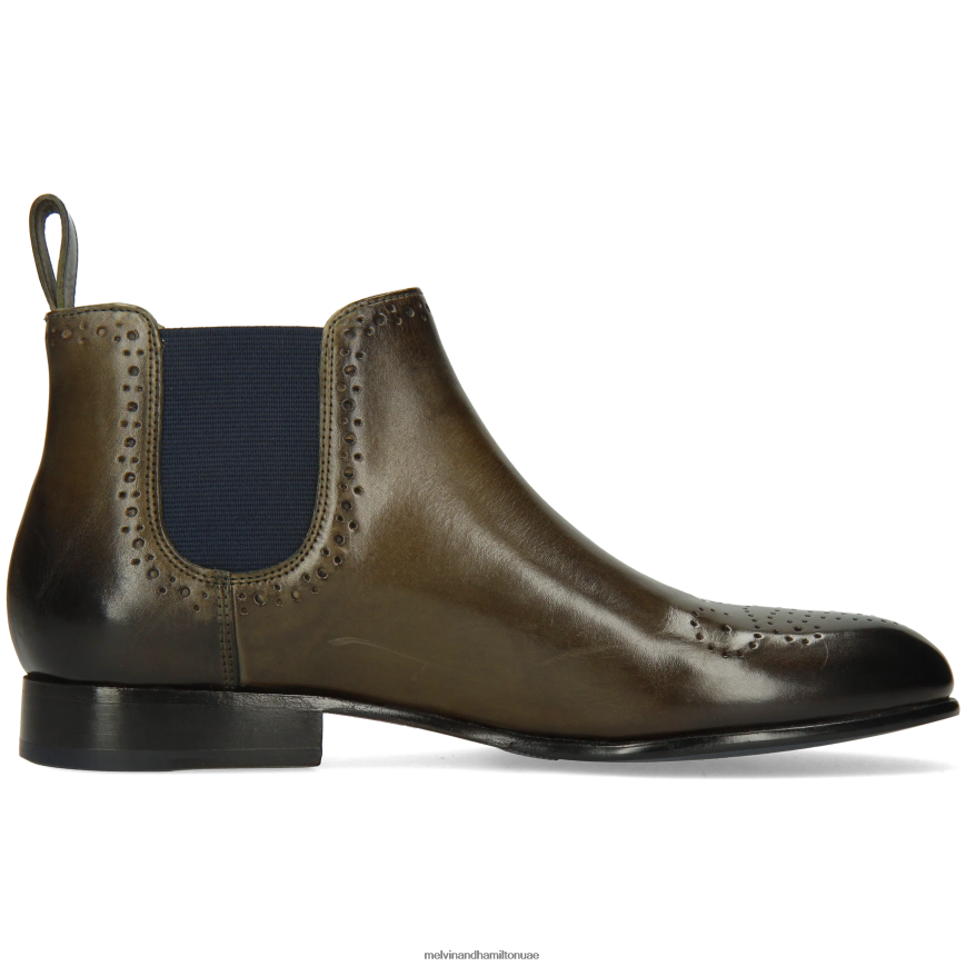 سالي 16 الكاكي Melvin & Hamilton نحيف جزمة الكاحل 42XF2X914