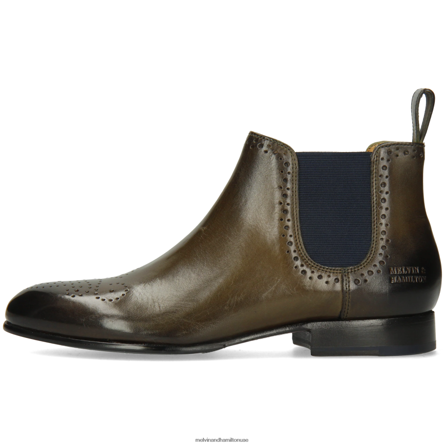 سالي 16 الكاكي Melvin & Hamilton نحيف جزمة الكاحل 42XF2X914