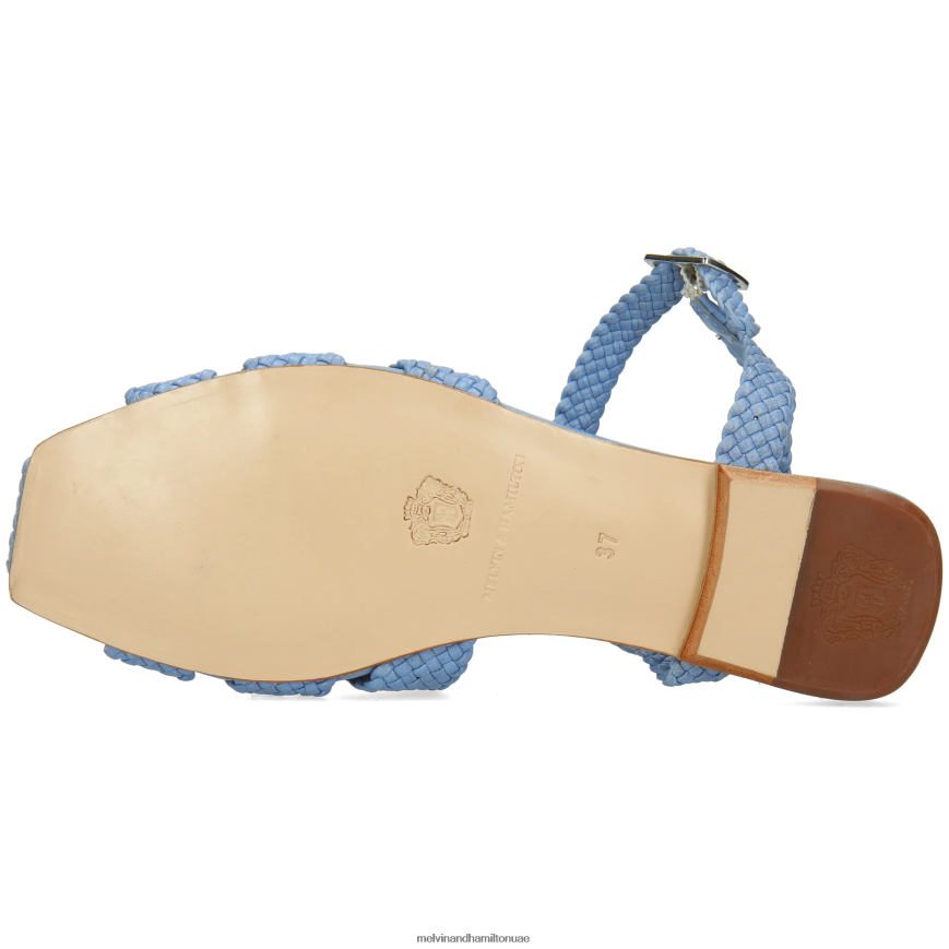 بروك 17 أزرق Melvin & Hamilton نحيف صنادل 42XF2X1897